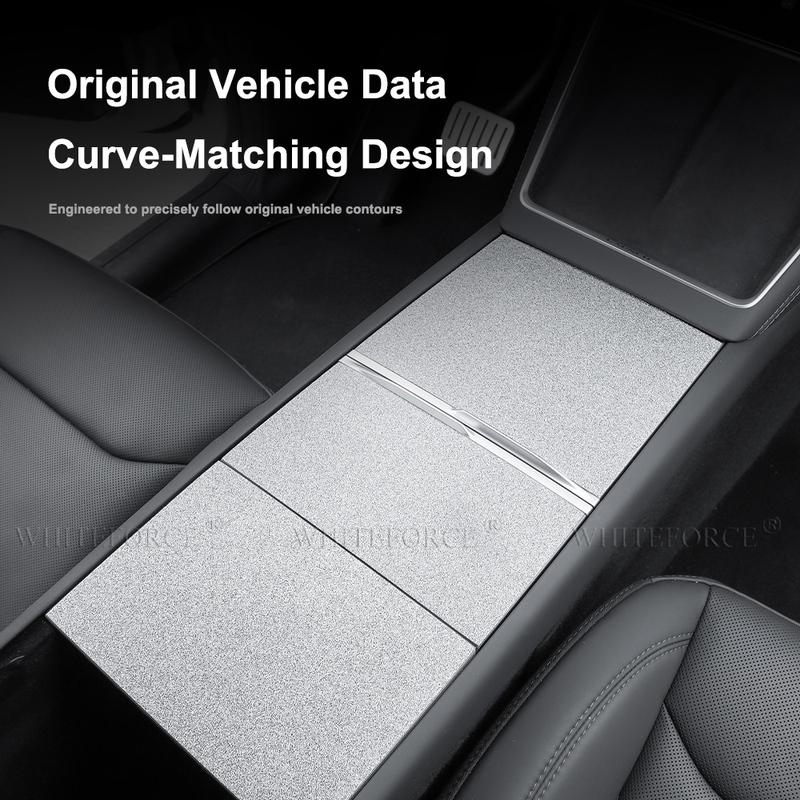 For Tesla Model Y Juniper 2025 Center Console Panel Sticker Center Console Cover Protector Panel Film Button Sticker Accessories