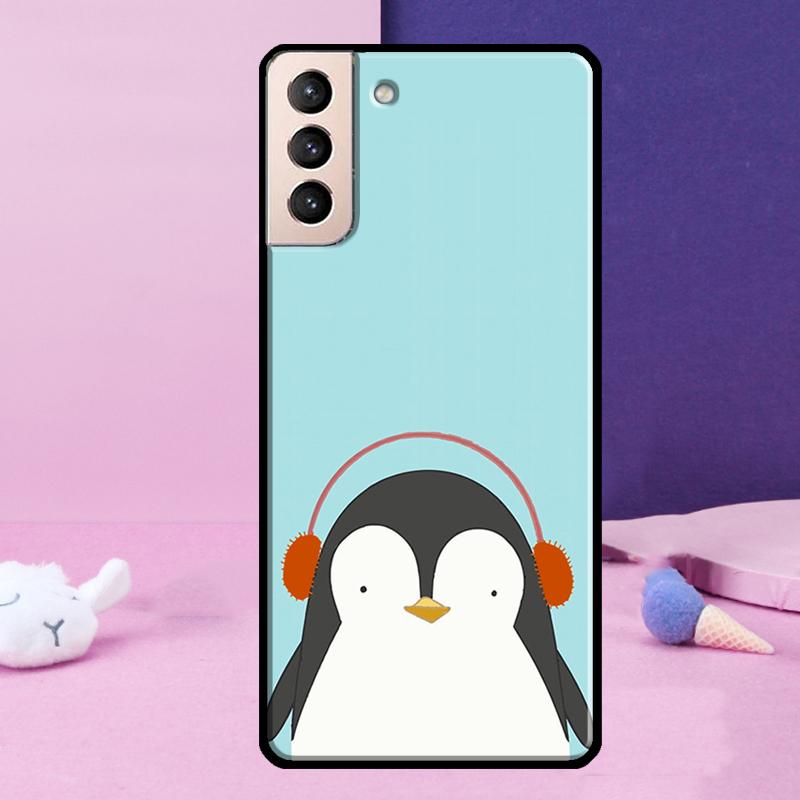 Penguin Phone Case For Samsung Galaxy S25 Ultra S23 S20 S21 S22 S24 FE S9 S10 Plus S24 Ultra Cover