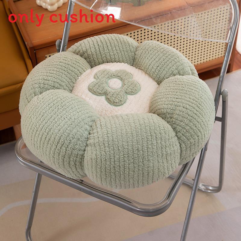 Flower Cushion Plush Pillow With Pp Cotton Fill For Home Lounge Decor