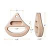 Forearm Climbers Finger Strengthener Wooden Pull-Up Board  Fitness Enthusiasts