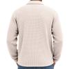 Men's Knit Casual Pocket Collar Pullover , Long Sleeve Daily Wear