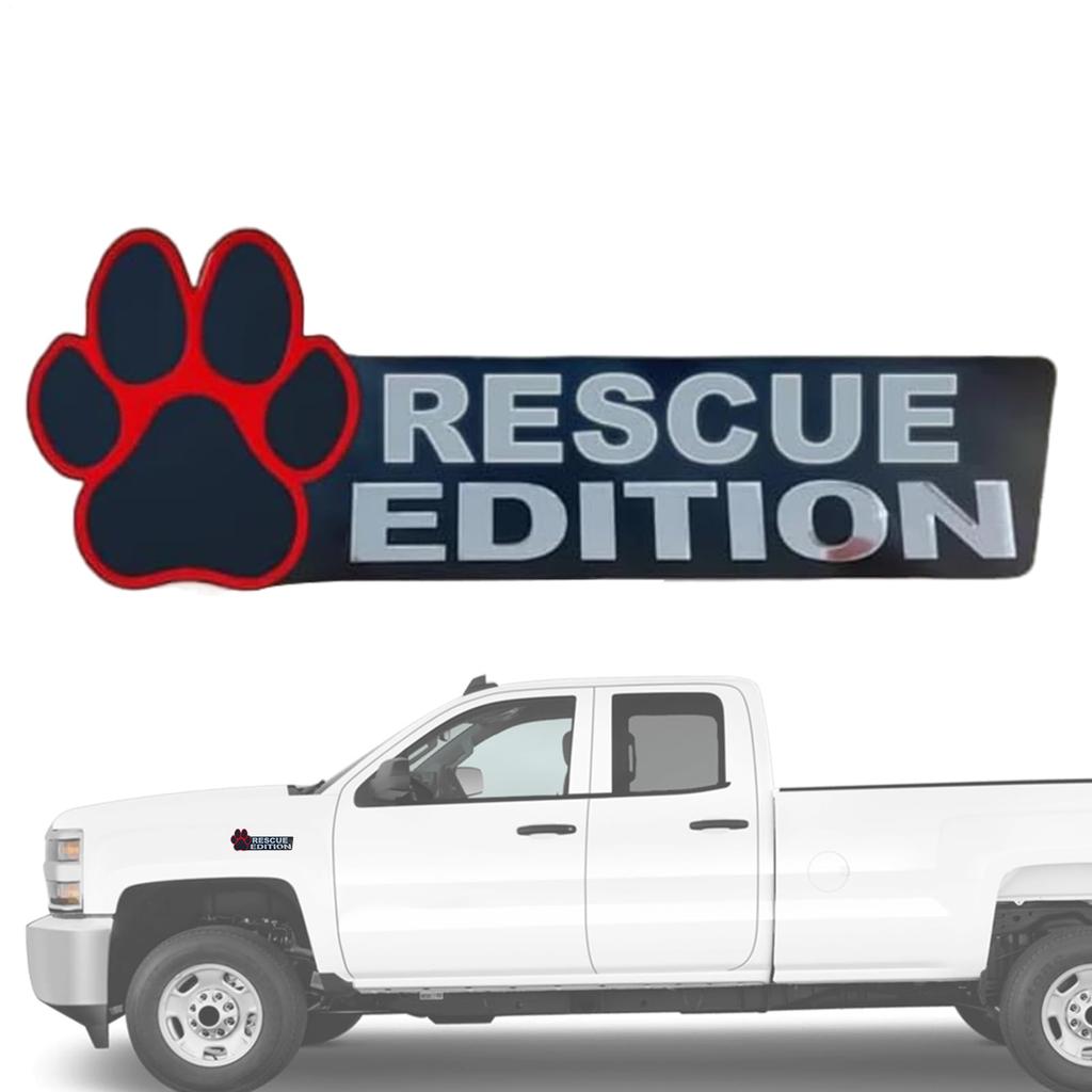 Emblema Genérica de Carro Cachorro, Emblema de Carro Cachorro | Emblema de Carro Cachorro Acrílico 3D