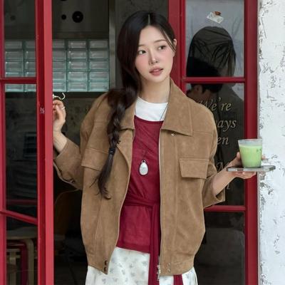 On On Wildleder Bomberjacke Nel5am801 95