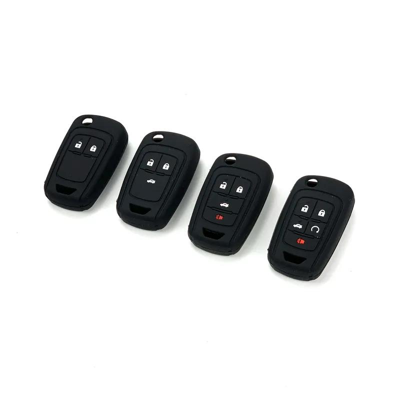 Car Silicone Remote Key Cover Case Fob Shell For Chevrolet Aveo Onix Volt Spark Orlando Trax Camaro Equinox Impala Sonic Cruze