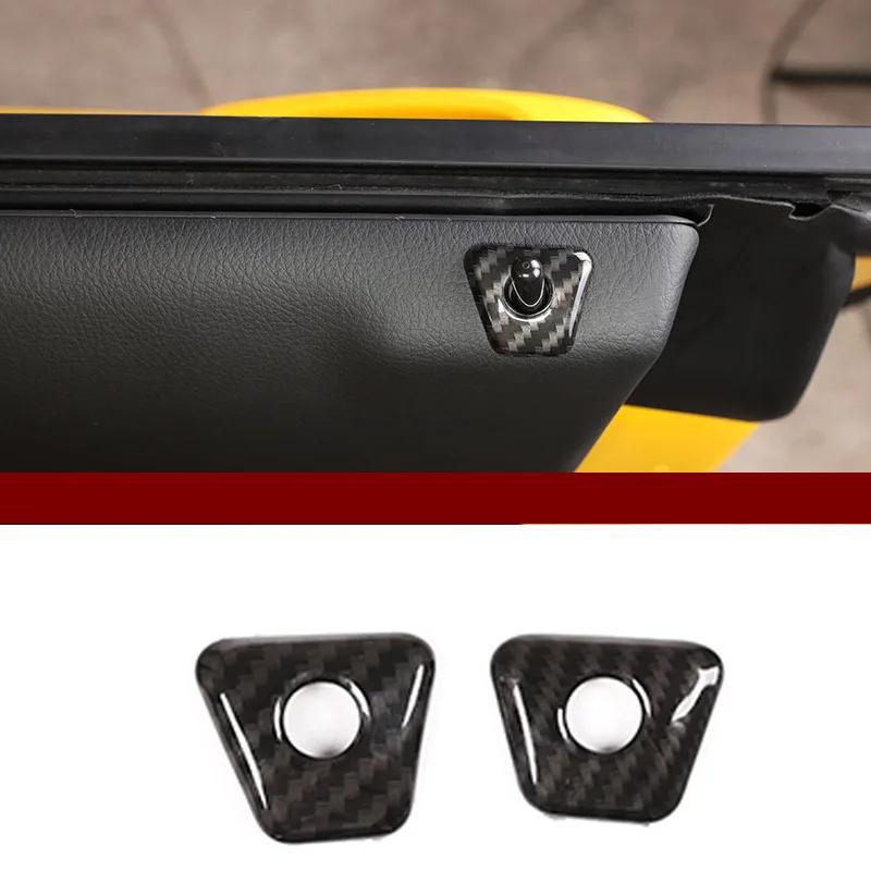 ABS Carbon Fiber For Toyota GR Supra A90 2019-2025 Center Console Control Panel Steering Wheel Window Glass Lifting Sticker