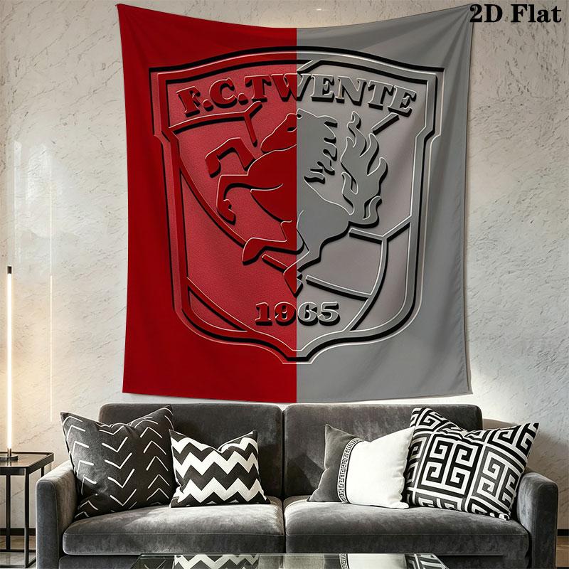 Twente Závěsná látková deka s potiskem Dekorativní tapiserie do ložnice obývacího pokoje Domácí dekorace