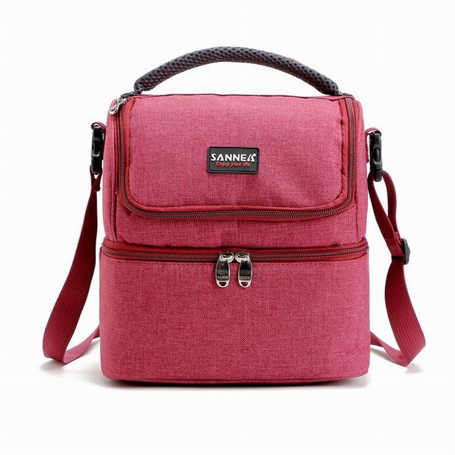 7L Obědová taška Přenosná Izolovaná Pikniková Krabička 600D Oxford Pevná Termo Obědová Taška Jídlo Pikniková Taška Chladicí Taška Tote Kabelky