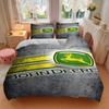 John Deere Agricultural Machinery Print 3Pcs Bedding Set,Duvet Cover with 2 Bedro,Pillowcase Home Birthday Gift