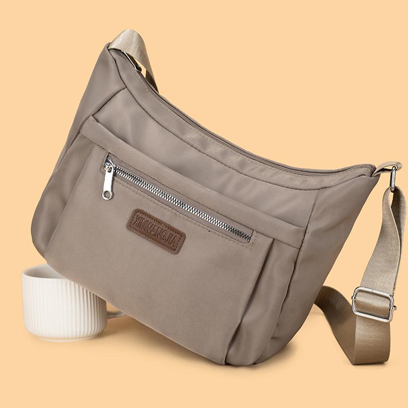 Wasserabweisende Nylon-Tasche Umhängetasche Große Kapazität Pendlertasche Damen-Umhängetasche