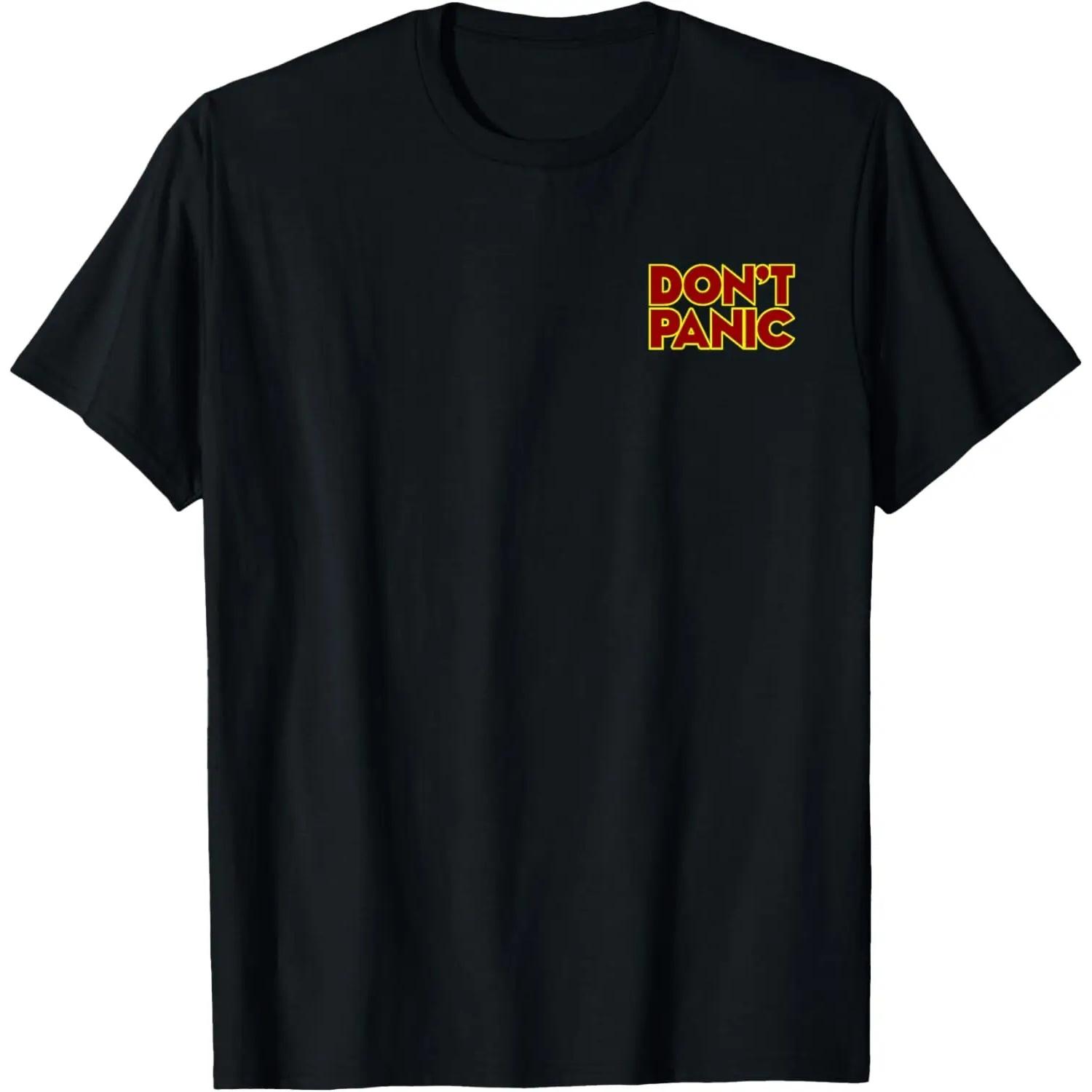 DON T PANIC T-Shirt S чёрный