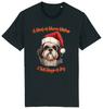 Mens SHIH TZU Christmas T-Shirt Santa Dog Woof Wishes Dogs Gift Stocking Filler