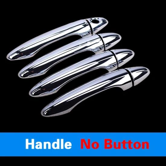 For KIA Sportage Chrome Door Handle Covers Trim of 4 Door 2010 2011 2012 2013 2014 2015 Accessories Stickers Car Styling