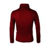 Men's Underwear Knitwear Autumn and Winter New Solid Color Casual Double Lapel Slim Sweater Men
