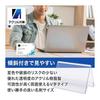 Acrylic Honpo Card Stand, Pop Stand, Price Card Holder, Business Card Size, Name Plate, Tabletop Price Tag Holder (20 Pieces, V-shaped Business Card