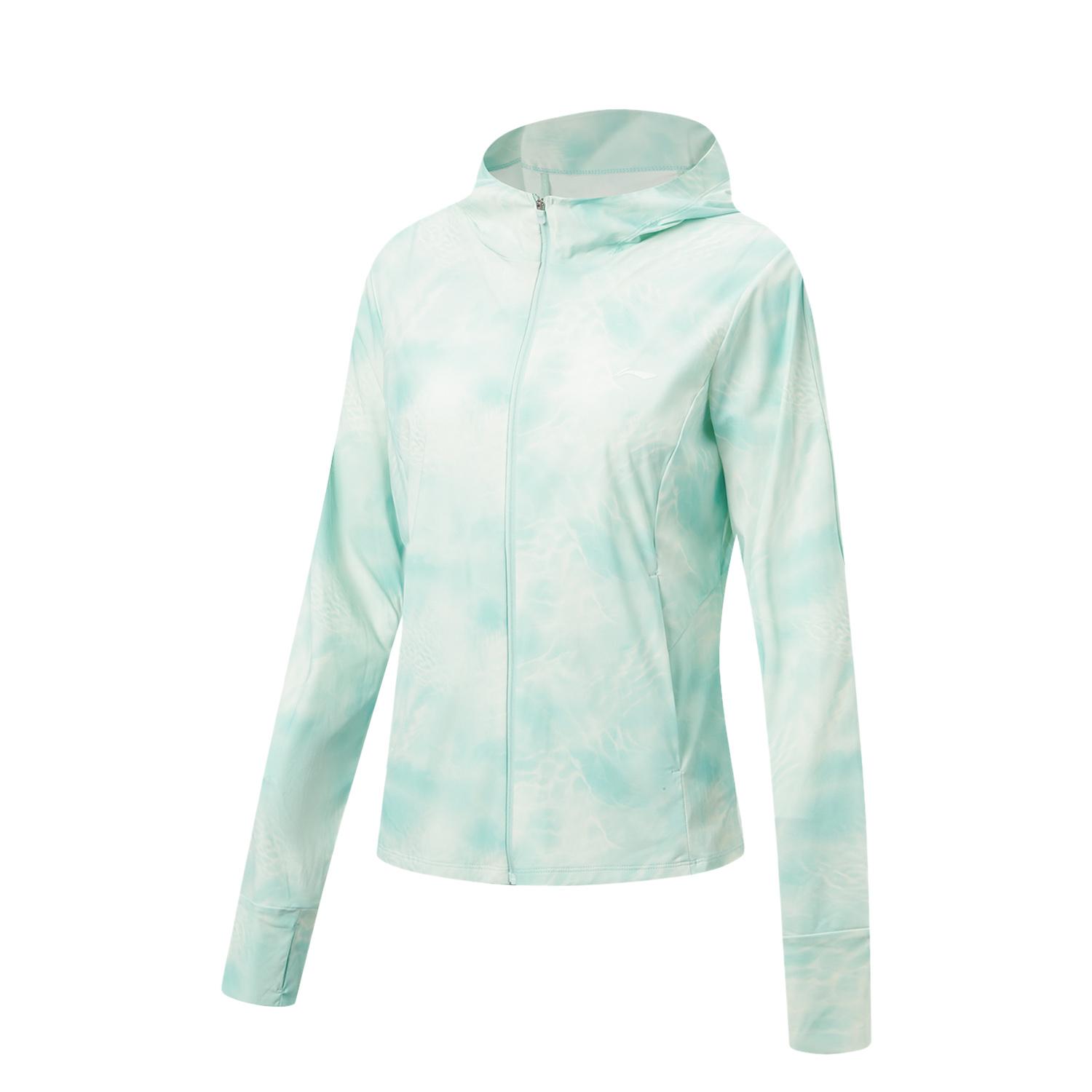Li-Ning Fitness Series Quick-Dry Cool UV-Resistant Hooded Windbreaker Women outerwear AFDW462-4 S