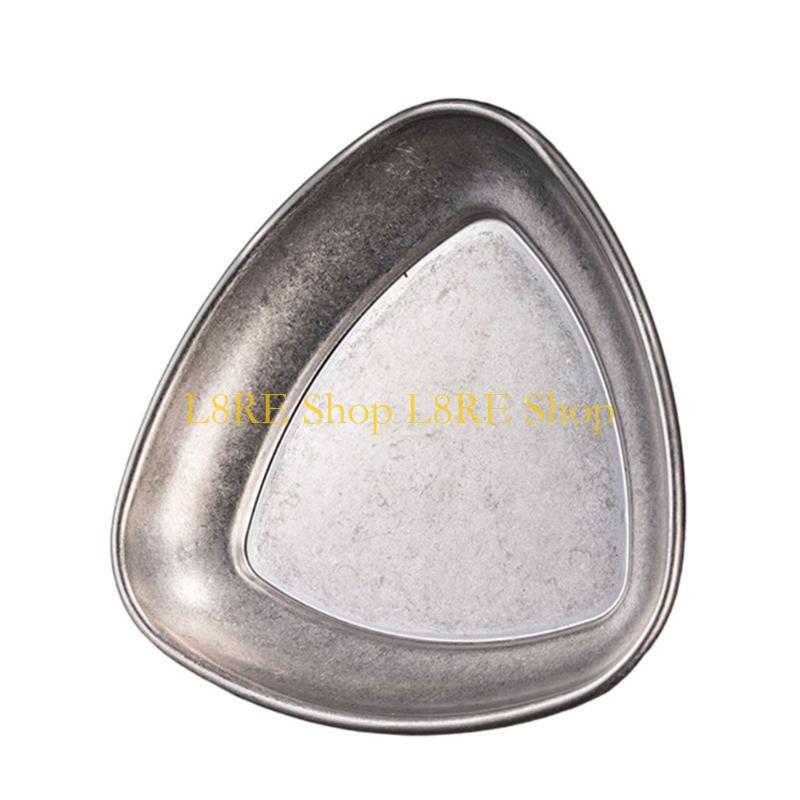 L8RE Stainless Steel Sauce Dish Plate Practical Dosing Tray Coffee Bean Weighing Plate Suitable for Snacks Fruits Coffee Bean