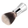 Men Shaving Beard Brush Multipurpose Nylon Salon Cleansing Foam Brush with Metal Handle for Home