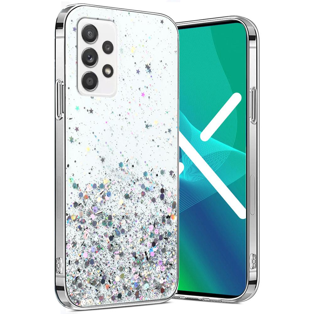 Case for Samsung Galaxy A52 / A52s, Glittery, transparent