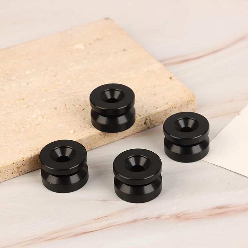 4Pcs Universal Motorcycle Rear Luggage Case Helmet Trunk Suitcase Bracket Base Plate Bushing Pad Buckle Spacers Screws Nuts