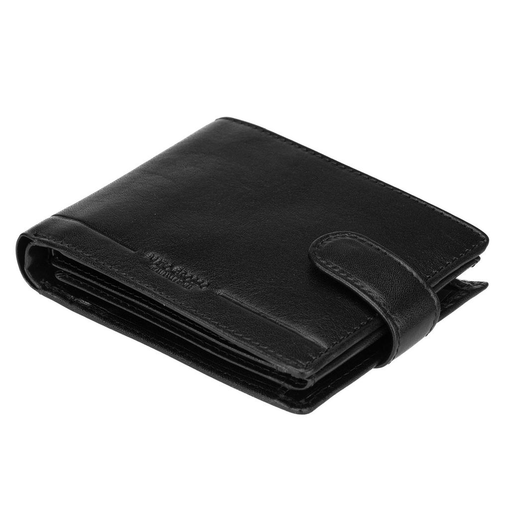 Zapinany Skórzany Męski Portfel Mato Grosso RFID