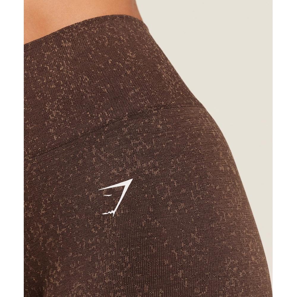 Gymshark Adapt Fleck X Whitney Leggings Archive Brown Lifestyle Brown B2a1b Ndf4
