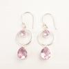 Morganite Gemstone 925 Sterling Silver Mothers day New Dangling Earrings Jewelry EE-140-2