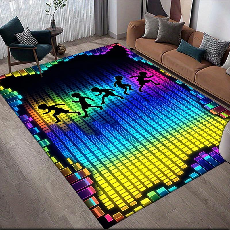 Killua Zoldyck Home Sofa Decoration for Living Room & Bedroom, Non‑Slip Play Flannel Floor Mat for Game Room