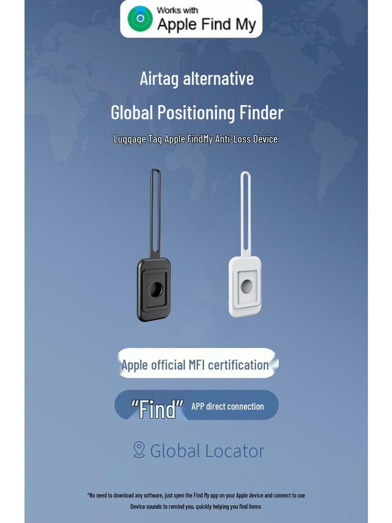 Smart GPS Pet & Personal Locator: AirTag Anti-Lost Tracker for Kids, Elderly & Luggage