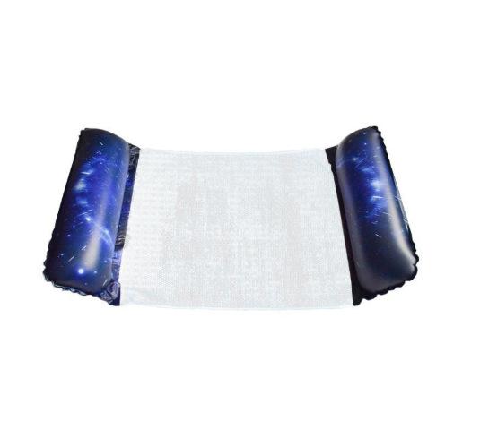 New Inflatable Floating Row Outdoor Foldable Backrest Clip Net Floating Bed Water Inflatable Supplies Deck Chair Floating Bed