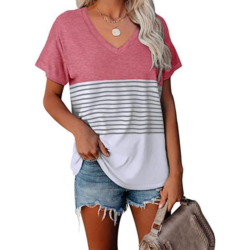 Summer 3D Loose Short Sleeved T-shirt, Women's Graffiti Printed Casual Versatile Top T-shirt