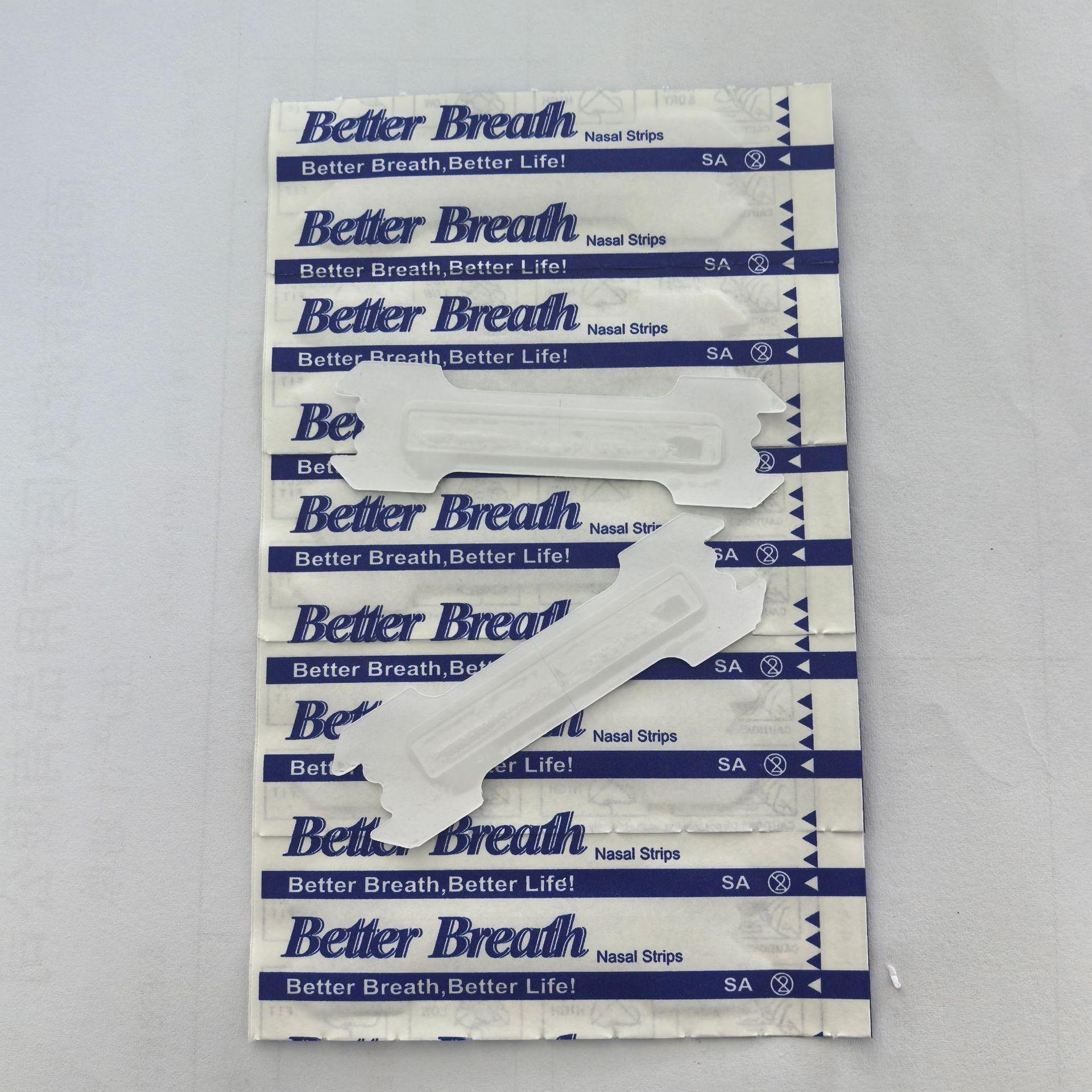 

Transparent Breathable Nasal Strips for Snoring Relief and Sleep Improvement with Strong Elasticity and Ventilation