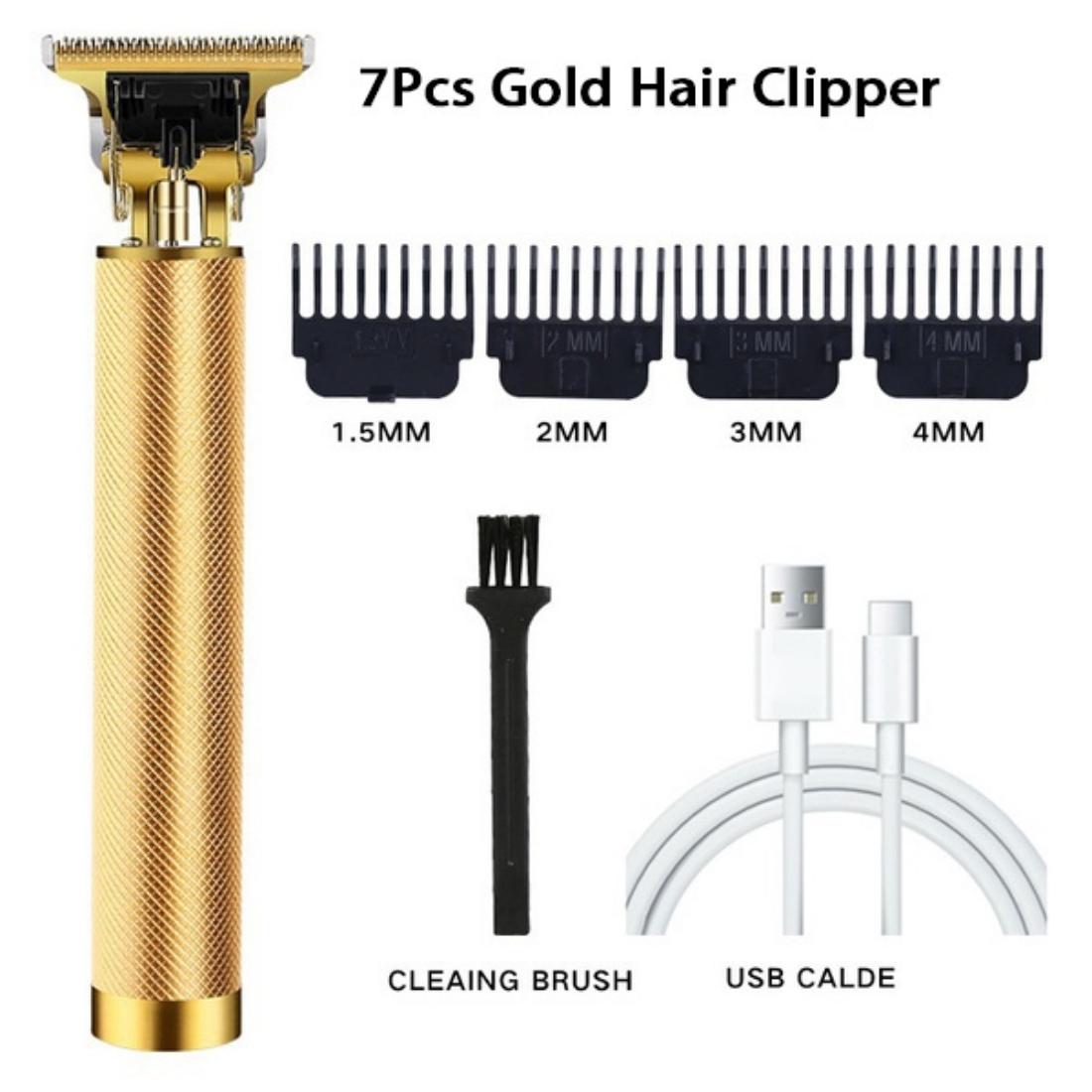 

Новая парикмахерская электрическая машинка для стрижки волос электрическая машинка для стрижки волос электрическая машинка для стрижки волос масляная головка бритва для стрижки волос машинка для стрижки лысых волос Upgrade direct charging золотой