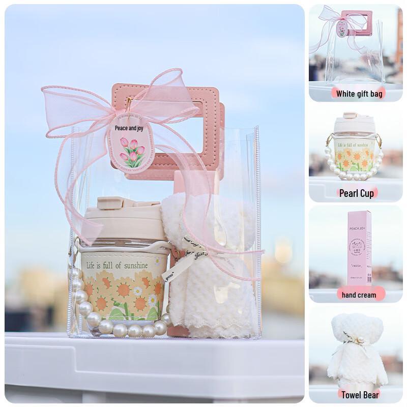 Portable Glass Cup Gift Set
