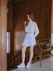 Seumaillingonmi Layered Mini Skirt (White)