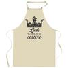 Kitchen Apron - Lucile Planetee "Queen of the Kitchen" - Breton Print - Durable Cotton - Adjustable Ties