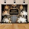 2D Plane 1 Piece with a Gatsby-style Black and White Striped Decorative Art Background Suitable for Festivals