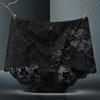 Übergröße Damen Sommer Sexy Spitze Ausgeschnitten Ohne Markierung Zum Schließen Bauch Hohe Taille Dreieck Panties