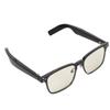 Bluetooth5.3 Smart Glasses Blue Light Blocking IPX4 Waterproof Handsfree Calling for Playing Music Gaming Meeting Black