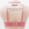 Jiaorongcai Natural Bamboo Charcoal Breathable Molded Cup Bra for Young Women