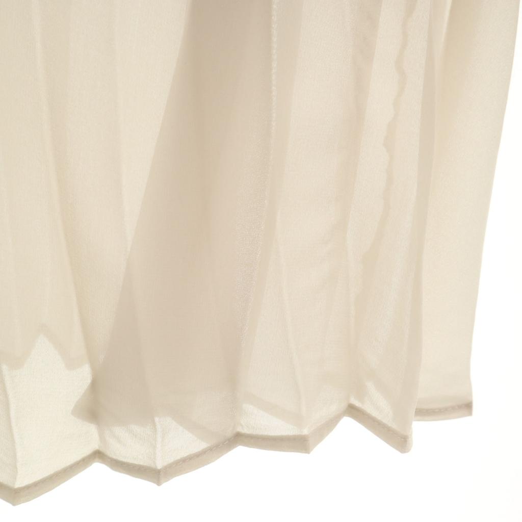 SNIDEL Long sleeve Sporty Pleated combination Long dress F white Women Used