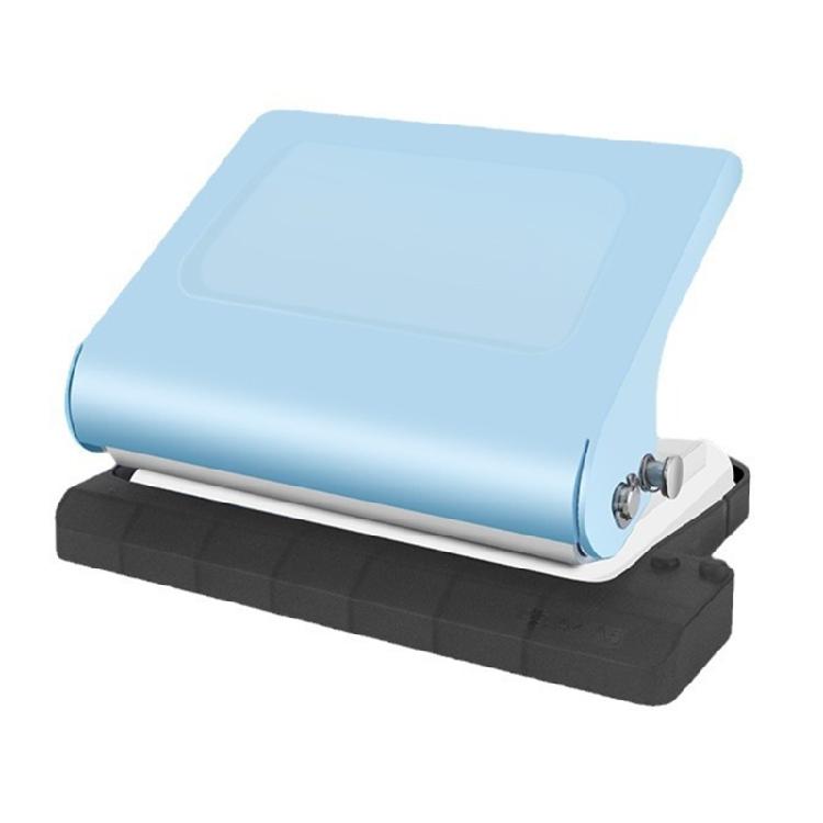

Adjustable 10 Hole Paper Binding Machine with Metal Plastic Construction for Home Office School синій