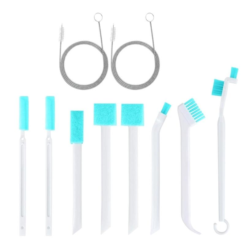 

10pcs Ice Makers Cleaning Brush Set for Gaps and Corner with Double Ended Crochet Hook Detail Cleaner 1