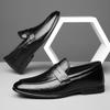 Fashion Designer New Men's Pointed Black Wedding Driving Shoes Male Penny Loafers Formal Dress Footwear Zapatos Hombre