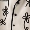 INCERUN Men Lapel Neck Sleeveless Stitching Button Casual Vest Waistcoat