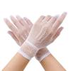 1 Pair  Sale Fishnet Mesh Glove  Women Lady Girl Glove Protection Lace Elegant Lady Style Gloves Black And White