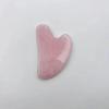 Rose Quartz Double-Headed Jade Roller and Scraping Massager for Face and Eyes