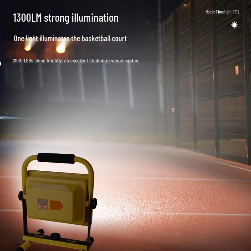 SupFire Portable Rechargeable 80W LED Floodlight