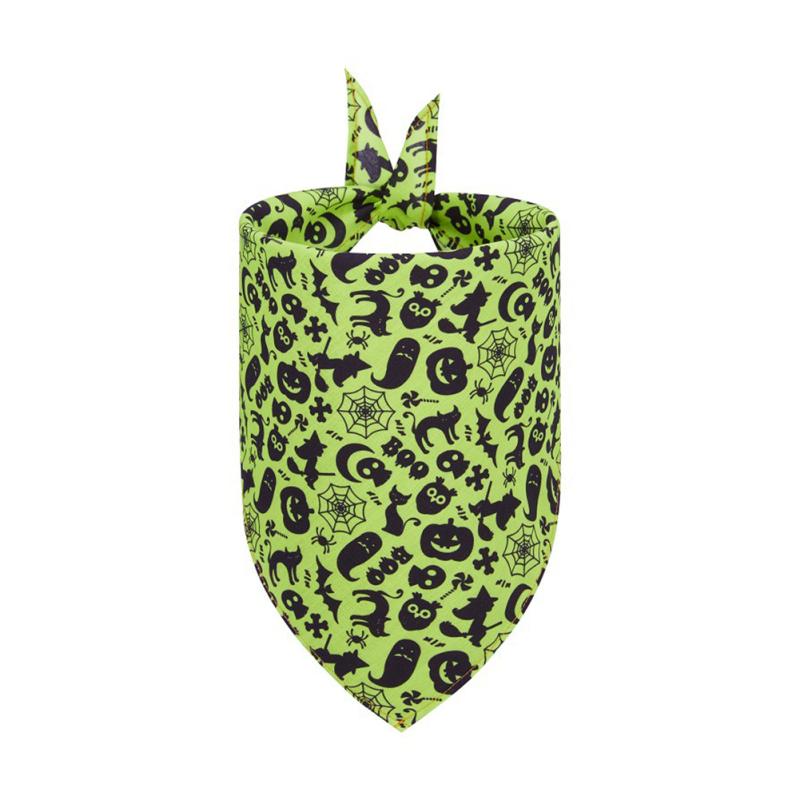 Haustier Halloween Sabberhandtuch Katze Hund Dreieckstuch Dekoration Schal Haustierbedarf für Halloween