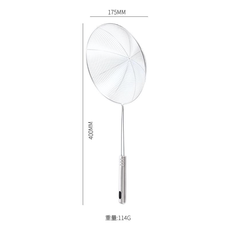 Stal Nierdzewna Durszlak do Smażenia Drobne Sitko Łyżka Cedzakowa do Gotowania, Przygotowywania Jedzenia Filtrowanie Tłuszczu do Makaronu