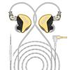 CCA CRA+ In-Ear Monitor Earphones, Patented Ultra-Thin Diaphragm Dynamic Driver IEM, Clear Sound & Deep Bass, Detachable Cable Wired